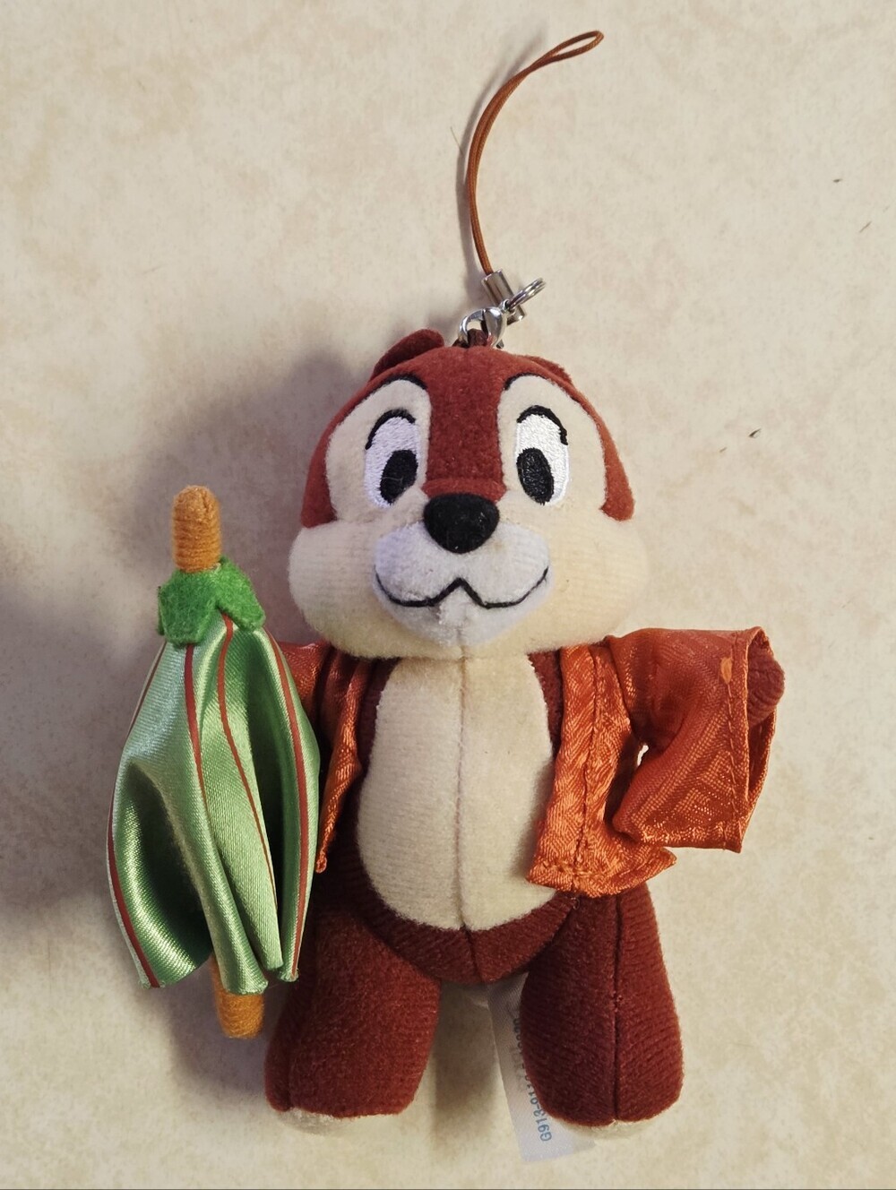 *3 for $30* Tokyo Disney Resort Chip N Dale - 2013 Chip Plush Keychain Bag Clip